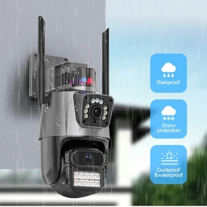 Cámara WIFI P11 para Exteriores con Doble Lente, Seguimiento Automático, Alarma con Sirena, 6MP, CCTV, Seguridad, Red Inalámbrica, WIFI, PTZ, <span class=keywords><strong>ICSEE</strong></span> - Product Image 3