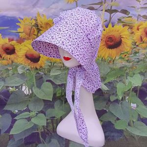 Sombrero de Pescador con Estampado Floral, Plegable, de Ala Ancha, Protección Solar, Cubre Cuello, Transpirable, para Adultos, para Actividades al Aire Libre - Product Image 2