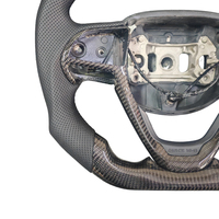 Volante Deportivo de Fibra de Carbono y Cuero con Calefacción para Jeep Wrangler JL y Gladiator |   Mejora Todoterreno para Todas las Estaciones