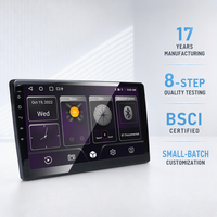 Autoradio multimédia Android avec GPS, Bluetooth, FM, USB, AUX et Wi-Fi intégré pour voitures universelles