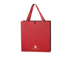 Mallette de transport de vin en cuir Pu Double boîtes d'emballage de bouteille en verre sacs-cadeaux de vin avec 2 verres à vin transparents