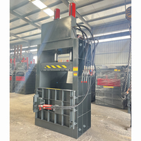 Presse à balles hydraulique compacte pour carton, fibres de sisal, déchets, seaux à peinture et machine à aplatir les seaux