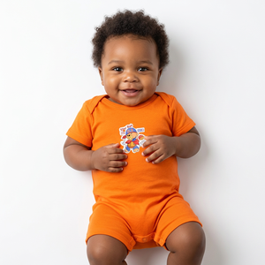Ropa de bebé de algodón orgánico al por mayor para recién nacidos en India, nueva moda, mono de algodón de color sólido con mangas con volantes. - Product Image 1