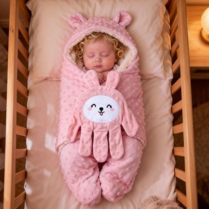 Saco de Dormir para Bebé con Mosquitero Plegable, Manta de Felpa y Juego de Música para Dormir con Diseño de Palmera para Bebés y Niños Pequeños - Product Image 2