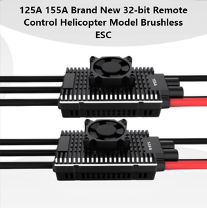 Contrôleur de vitesse électrique sans balais en alliage d'aluminium 32 bits 155A 3-8S pour hélicoptère et drone à aile fixe - Product Image 3