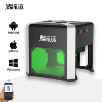Graveur laser miniature WAINLUX K6, machine de gravure et de découpe laser CNC portable pour le bois, le cuir, le plastique, le marquage de logos DIY
