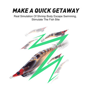 Vương Quốc Mới Egi Mực Jig Lure 2.5 #3.0 #3.5 # OEM Giá Bán Buôn Sáng Nước Mặn Tôm Lure Chìm Mực Jigging Để Bán - Product Image 5