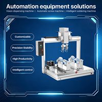 Machine à souder automatique rotative à six axes et double tête Jinma, robot de soudage à 6 axes et double tête avec température réglable