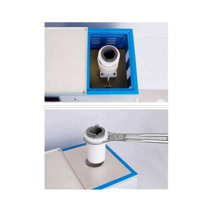 Fourneau de fusion à induction à moyenne fréquence avec creuset en graphite pour métaux tels que le platine, l'or, l'argent, le cuivre, machine à fondre l'or - Product Image 4