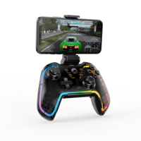 Manette de jeu pour smartphone sans fil à double vibration, joystick, contrôleur de jeu avec bouton turbo pour Android IOS pour Switch & PC