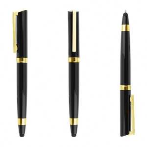 Bolígrafo Ejecutivo Clásico Negro y Dorado de Lujo, Personalizado con Logotipo, Punta de Metal, Ancho de Escritura de 1.0 mm - Product Image 4