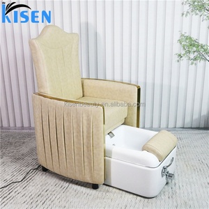 Kisen Pedicure Chair Salon Beauty Chair Foot Bath SPA Luxury Top Design Customized Optional Nail Chair on Sale - Product Image 5