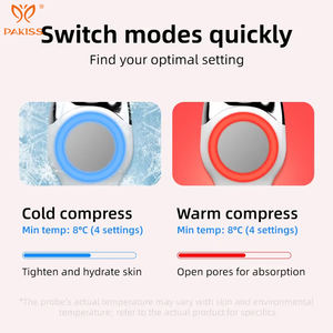 PAKISS, masajeador de belleza multifuncional de mano, dispositivo de cuidado de la piel para estiramiento facial frío y caliente para ojos y cuello faciales - Product Image 4