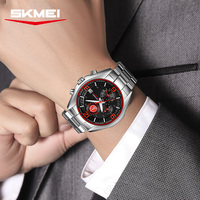 Elegante Reloj Casual para Hombre con Cristal y Agujas, Acero Inoxidable de Alta Calidad, Resistente al Agua 3ATM, Movimiento de Cuarzo, Precios de Fábrica al por Mayor