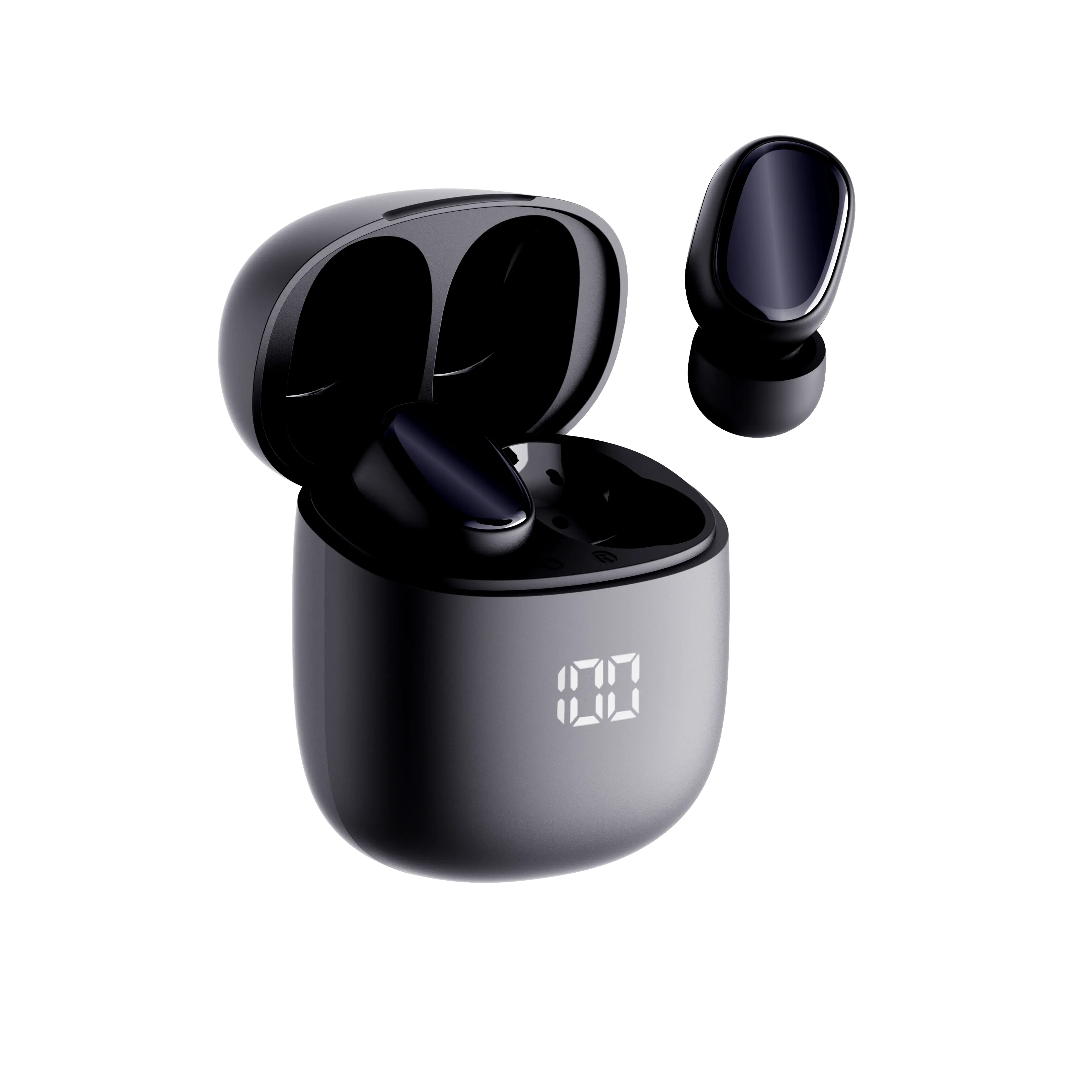ANC+ENC Tws Earphonefone office headset all in one vr sport running tws f9 earbuds radio virtual reality neckband headphones