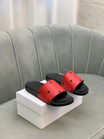 Pantoufles de luxe unisexes de haute qualité, pantoufles de créateur en cuir véritable, pantoufles tendance pour femmes