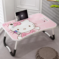 Table pliante moderne en métal pour ordinateur portable/ordinateur de lit avec interface USB, design réglable, 60x40x28cm, garantie de 3 ans