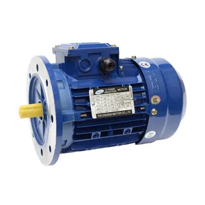 Ac Electrical Induction Motor Worm Gearmotor Low Noise Geared Motor Worm Drive