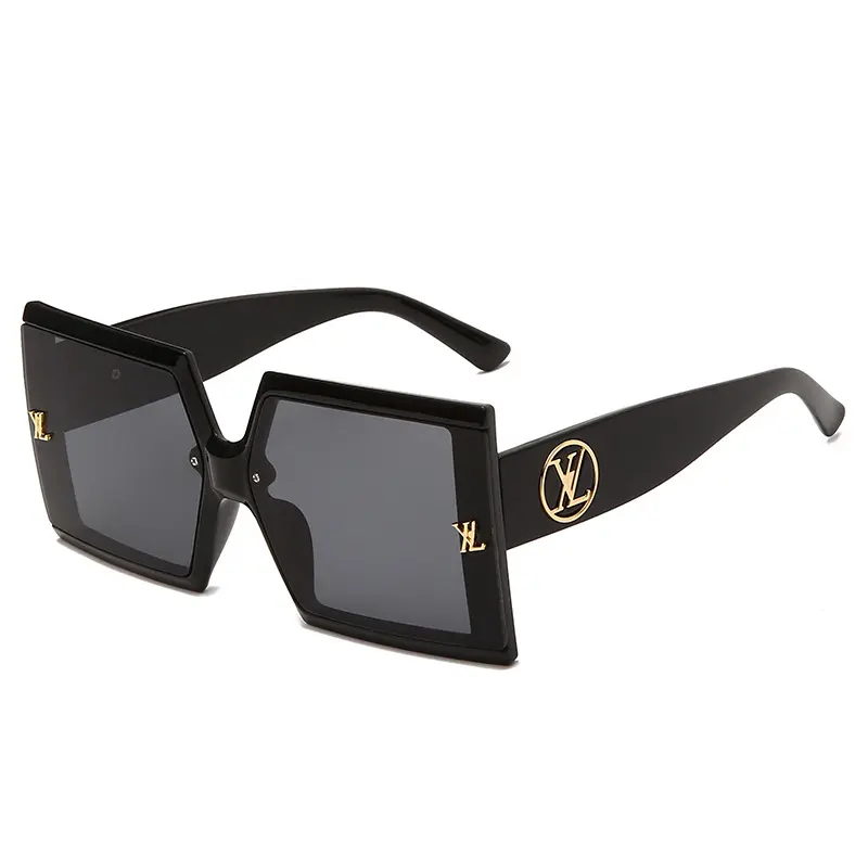 Bajo precio marco cuadrado marca famosa gafas de sol diseñador marca de lujo gafas de sol mujeres gafas 2024 gafas de sol de moda