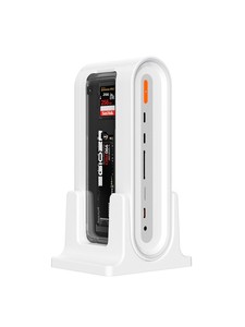 Base de Carga de Escritorio Yize EZ02 13 en 1, 140W GaN USB 3.2 Thunderbolt 4 para 2.0, Hub Vertical Multipuerto Tipo-C para Laptops <span class=keywords><strong>Mac</strong></span> - Product Image 5
