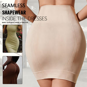 <span class=keywords><strong>Jupe</strong></span> gainante <span class=keywords><strong>sans</strong></span> couture taille haute en jersey pour femme, effet push-up fessier, contrôle du ventre, anti-roulement, respirante - Product Image 5