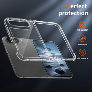 Funda Laudtec transparente de TPU+PC para iPhone 18 Fold, ultrafina, antiarañazos, antiamarilleo, tacto sedoso, a prueba de golpes, para teléfono plegable. - Product Image 4