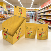 Emballage en sachet individuel VIP pour bonbons mous, idéal pour l'emballage extérieur des boîtes.