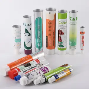 Factory Customized Empty Tube Packaging Aluminum Plastic ABL Metal Tube Refillable Laminated Toothpaste Tube with Flip Cover