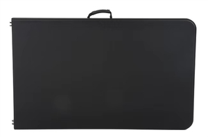 Tables pliantes rectangulaires <span class=keywords><strong>en</strong></span> plastique HDPE robustes de 240 cm (8 pieds) noires, pliables au centre, pour ordinateur <span class=keywords><strong>portable</strong></span> et événements, vente <span class=keywords><strong>en</strong></span> gros - Product Image 5