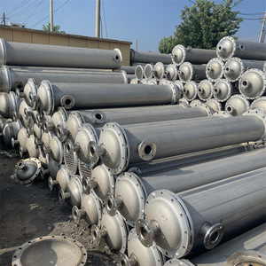 เครื่องแลกเปลี่ยนความร้อนแบบเปลือกและท่อสแตนเลสที่ใช้แล้ว 00233 สำหรับอุตสาหกรรมเคมี การถ่ายเทความร้อนทางอ้อม - Product Image 2