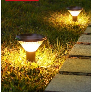 Thanh lịch năng lượng mặt trời Lawn đèn IP65 ngoài trời không thấm nước LED cảm biến chuyển động trang trí chiếu sáng cho vườn biên giới lối đi khu dân cư - Product Image 3