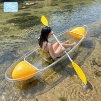 Sac flottant latéral transparent pour siège de kayak en cristal coloré avec kit complet pour visites touristiques en station, personnalisé de Chine, Lumark coque rigide