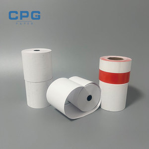 Papier thermique pour terminal de point de vente, rouleau d'impression de haute qualité, haute luminosité, options multi-GSM, certifié ISO pour supermarché - Product Image 1