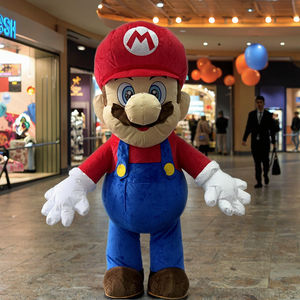 Costume de mascotte gonflable de dessin animé <span class=keywords><strong>Mario</strong></span> Cosplay combinaison Cosplay Costume pour la fête d'Halloween et les événements avec batterie - Product Image 6