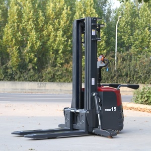 Apilador Eléctrico Portátil de Doble Nivel Económico, Nuevo Modelo <span class=keywords><strong>2026</strong></span>, Montacargas Autopropulsado de 1.5 Toneladas - Product Image 3