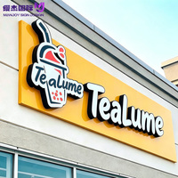 Letrero de Restaurante LED 3D Personalizable para Montaje en Pared, Impermeable IP65, Control Remoto por Aplicación, para Pizzería, Logotipo Iluminado
