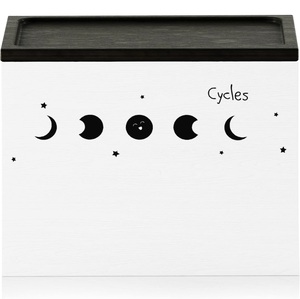 Boîte porte-<span class=keywords><strong>tampon</strong></span> en bois de bambou pour salle de bain stockage de serviettes hygiéniques coton tampons organisateur produit féminin étui - Product Image 1