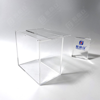 Boîte de protection en acrylique pour booster de collection, avec couvercle magnétique coulissant, qualité ultra premium, vente en gros directe usine