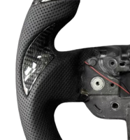 Volant en fibre de carbone avec LED pour Land Rover Sport Range Rover L322 2011-2018, mise à niveau personnalisée