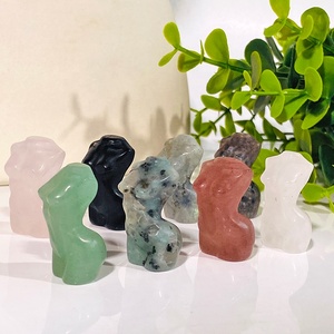 Venta al por mayor de cristal de imagen femenina desnuda mujer cuerpo cristales piedras curativas modelo femenino para la decoración del hogar - Product Image 2