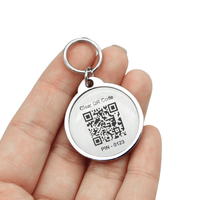 Logotipo personalizado NFC ID Pet Tracking Tag Rfid Llavero Código QR RFID Epoxy Tag