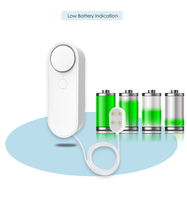 Capteur de niveau d'eau intelligent Tuya et alarmes de fuite d'eau, contrôle par application WiFi, détecteur de fuite à double sonde avec alarme sonore