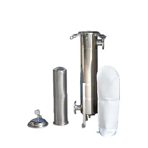 Hot Selling Stainless Steel304 Multi-bgas 40" SS Bag Filter Housing For Filtration System
