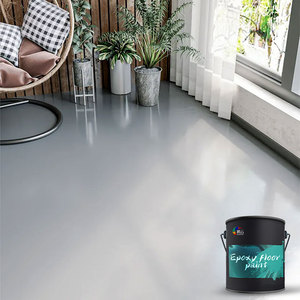Self-leveling Eco-friendly Waterproof Epoxy <strong>Floor</strong> <strong>Paint</strong> for Warehouse Garage Workshop-Blue <strong>Green</strong> Grey Color - Product Image 1
