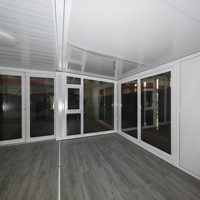 Rumah Villa Prefab Modern Berkualitas Tinggi, Rumah Kontainer Besar yang Dapat Diperluas untuk Hunian Keluarga, Rumah Prefab 2 Kamar Tidur, Garansi 1 Tahun