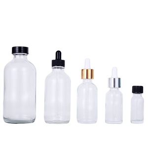 Hermosa Botella de Vidrio Mate Blanco de Lujo con Gotero Dorado, Nueva y Popular en el Mundo - Product Image 3