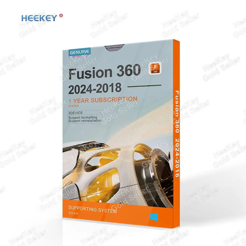 Autodesk Fusion 360 1 Jahr Abonnement Online-Lizenz 2024/2023/2022/2021 Mac/PC AutoCAD Entwurf Zeichnungstool Software