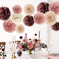 Lanterne en papier pour mariage, boule de fleurs circulaire en papier nid d'abeille, décoration de fête d'anniversaire, boule en nid d'abeille verte tridimensionnelle