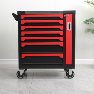 New Heavy Duty 7 <strong>Drawers</strong> Rolling <strong>Workshop</strong> Garage Tool Cart Trolley Tool Storage Cabinet - Product Image 3