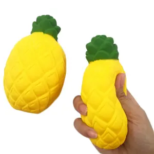 Factory Promotional Pineapple Stress Ball High Quality Custom Logo Pu Foam Simulation Fruit Stress Ball